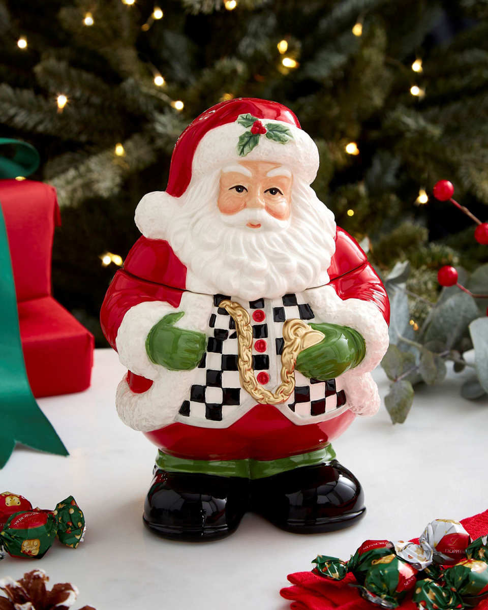 Santa Christmas Candy Jar